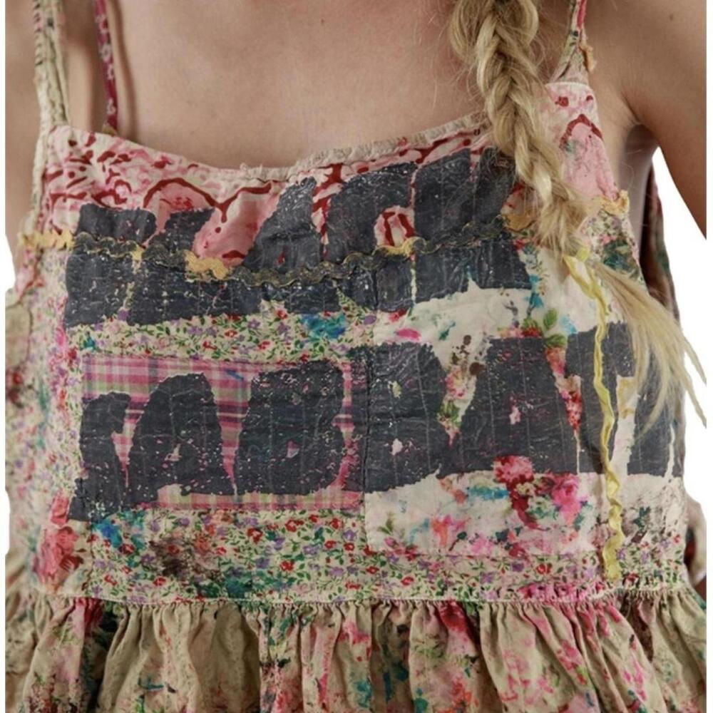 Magnolia Pearl BLACK SABBATH Catalina Floral Patchwork Top - Picture 3 of 5